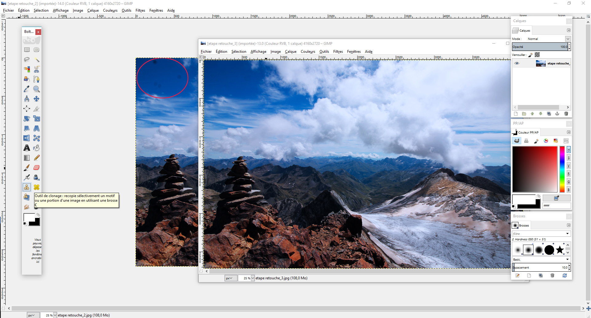 Retouche locale tuto GIMP Retouche locale tuto GIMP